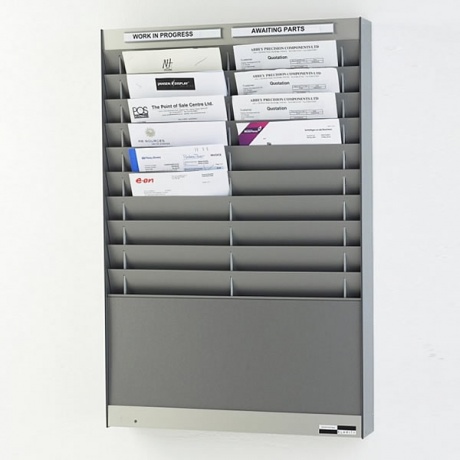 Klarity Document Control Panel in Silver Grey | Document Size A5